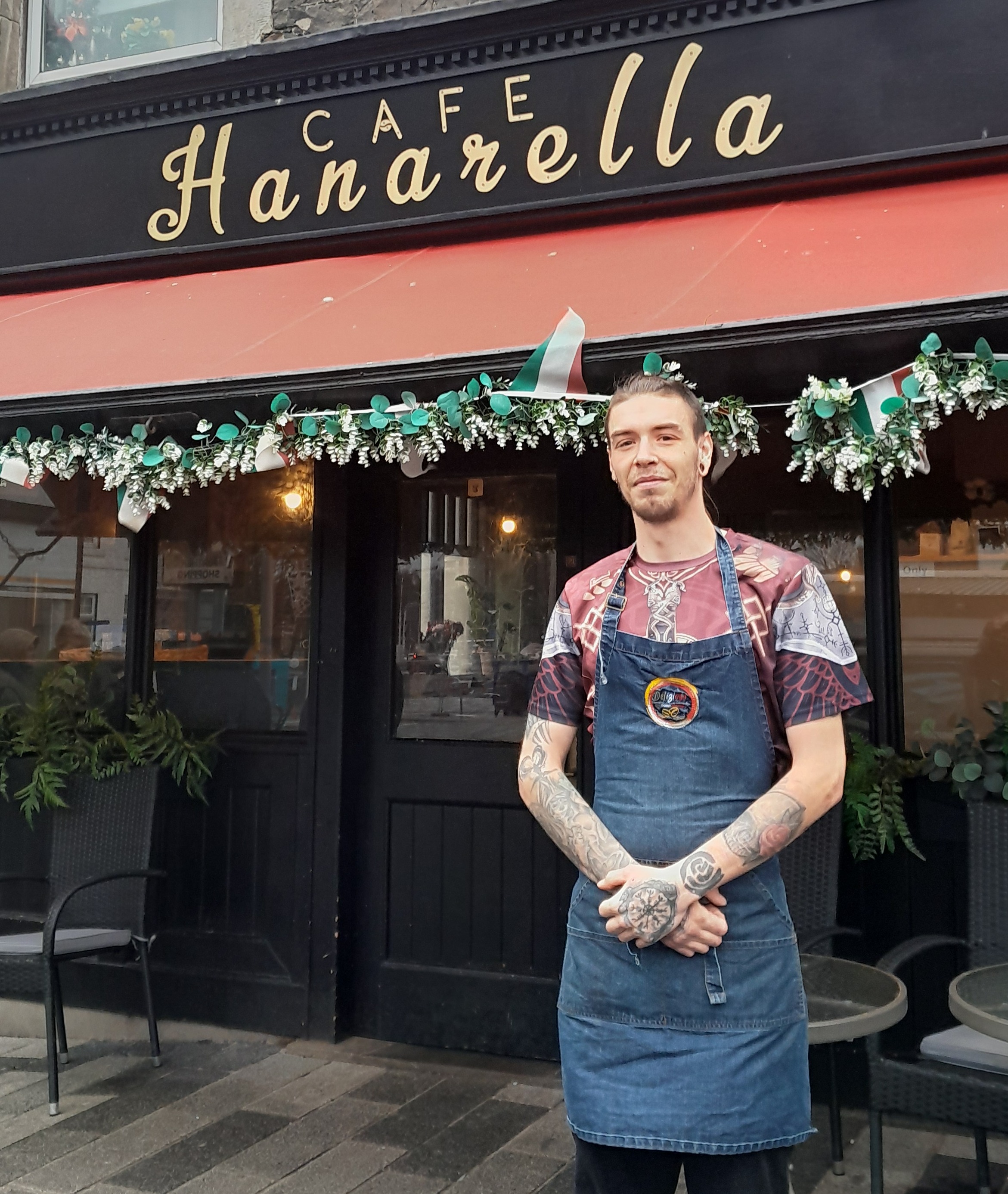 Darren is Baking a Future  at  Hanarella Cafe, Leven Image